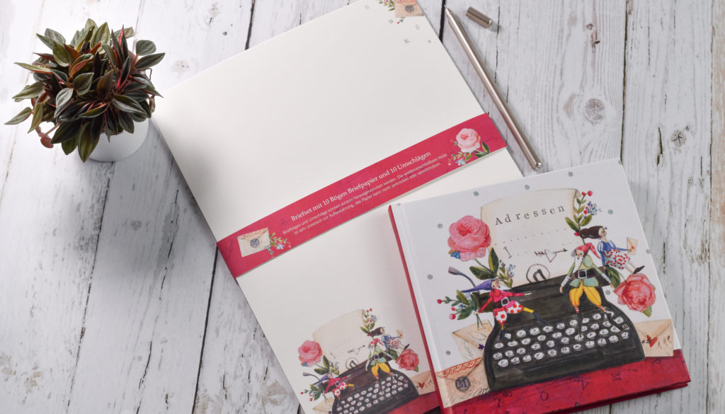 Geschenke für Frauen Briefpapier und Adressbuch Silke Leffler vom Grätz Verlag