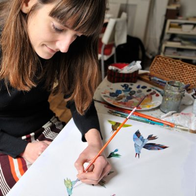 Illustratorin im Grätz Verlag Aurélie Blanz
