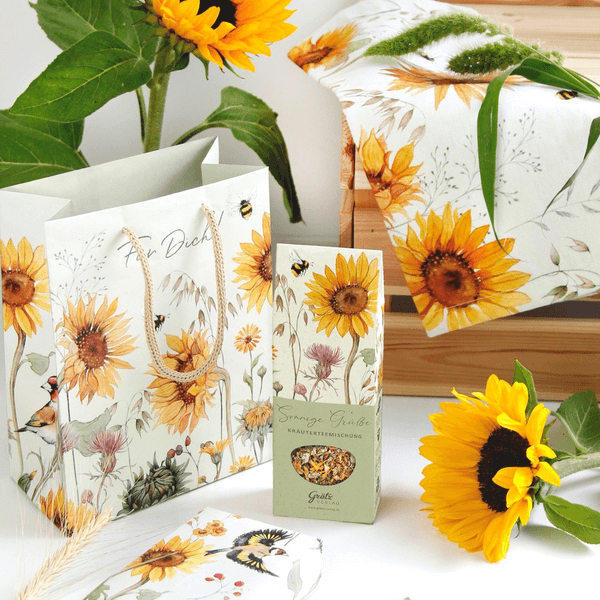 Sommer Papeterie Sonnenblumen von Sophia Drescher