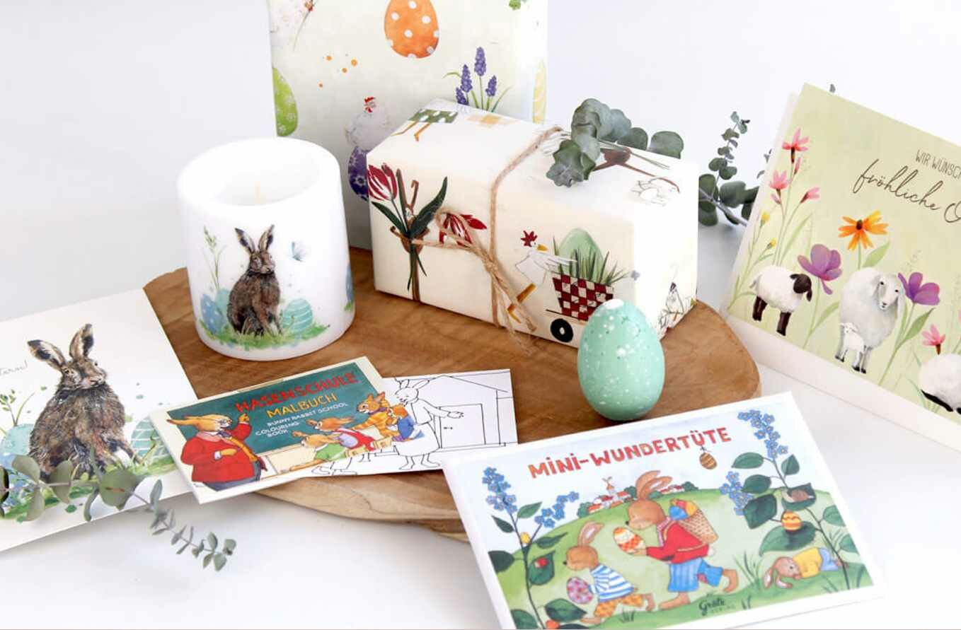 Ideen für kleine Ostergeschenke im Osternest vom Grätz Verlag