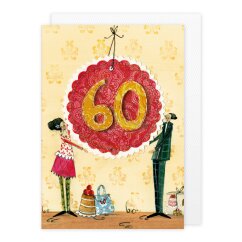 Doppelkarte zum 60. Geburtstag