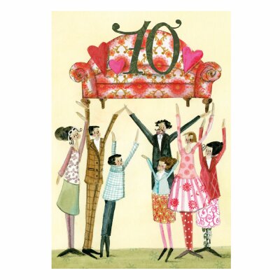 Postkarte zum 70. Geburtstag
