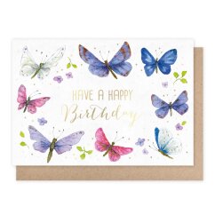 Doppelkarte Schmetterlinge