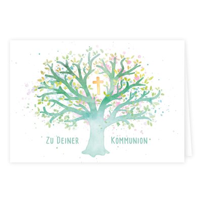 Doppelkarte Baum