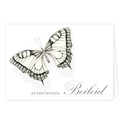 Trauerkarte Schmetterling