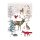 Adventskalender-Doppelkarte Weihnachtswald