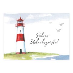 Postkarte Leuchtturm