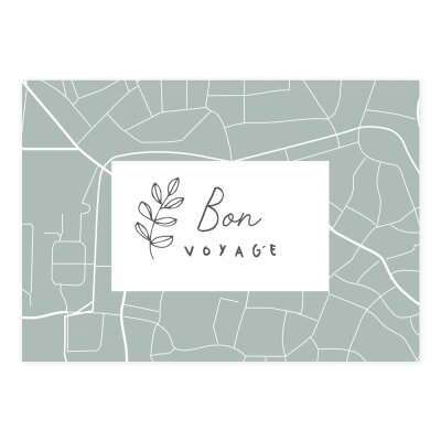 Postkarte Bon Voyage