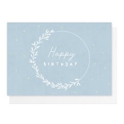 Geburtstagskarte Happy Birthday