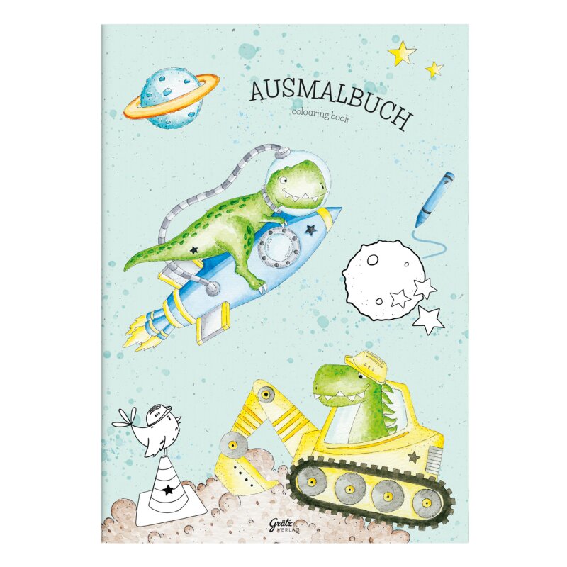Mini Malbuch Elfen Meerestiere Pippa & Pelle Gute Nacht Am Meer Grätz Verlag 