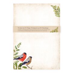 Briefset A4 Gartenvögel