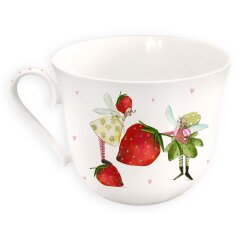 Tasse Erdbeeren