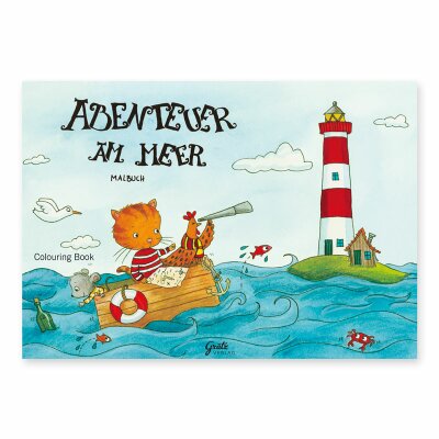 Mini-Malbuch Abenteuer am Meer