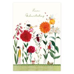 Postkarte Blumenparadies