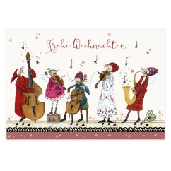 Postkarte Musikanten