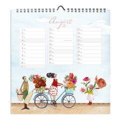 Schöne Tage Kalender 2024 Blumendesign