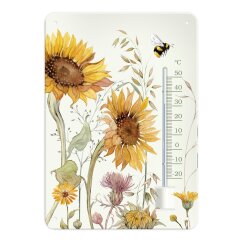 Thermometer Sonnenblumen