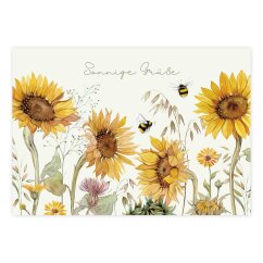 Postkarte Sonnenblumen