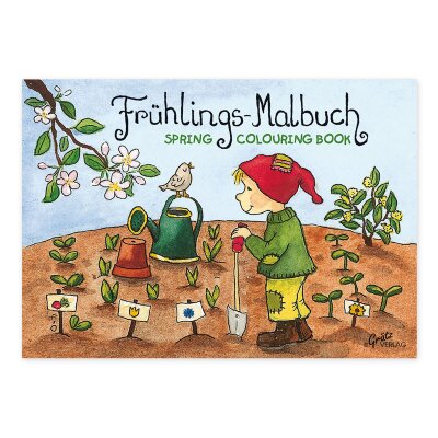 Mini-Malbuch Frühling