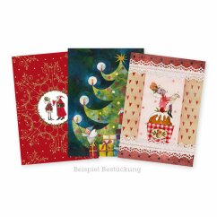 Überraschungspaket Weihnachts-Doppelkarten