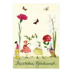 Postkarte Blumenfreude