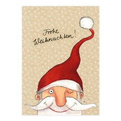 Postkarte Weihnachtsmann